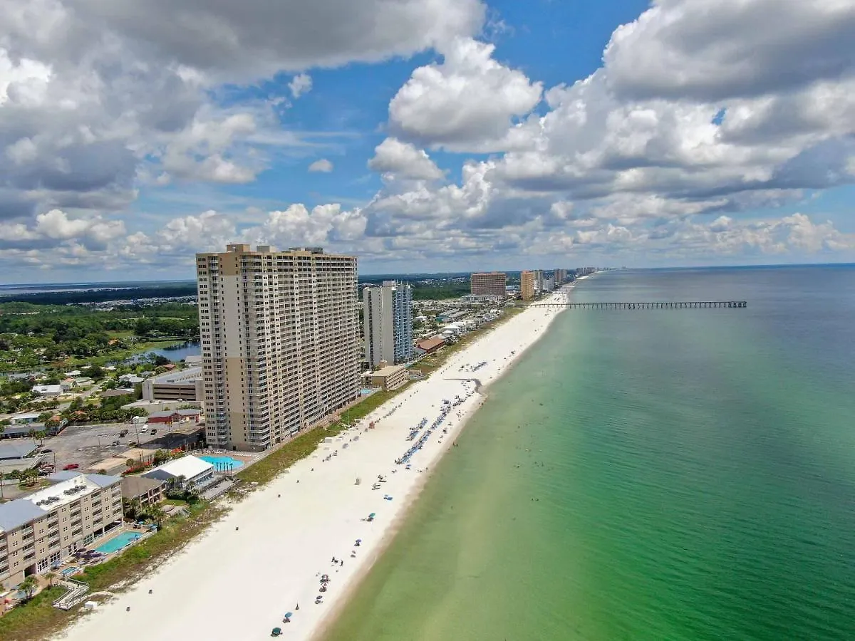 Beachfront Spacious Renovated Condo - Pools, Hot Hub, Spa - Walk To Pier Park In Pcb 파나마 시티 0*,