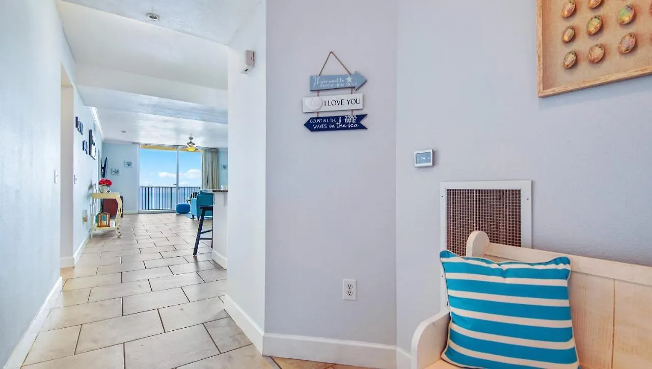 Beachfront Spacious Renovated Condo - Pools, Hot Hub, Spa - Walk To Pier Park In Pcb Panama City Beach